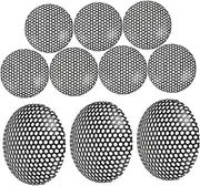 DRESSOOS 10pcs Microphone Grille Covers Replacement Mesh Mic Head for Cordless Mics Durable Audio Accessory for Enhanced Performance Lightweight Portable Design