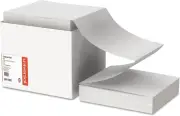UNV15802 20 Lbs. 9-1/2 In. X 11 In. Computer Paper Letter Trim Perforations - Wh