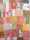 Indian Handmade Patchwork Kantha Quilt Throw Reversible Bedspread Queen Blanket