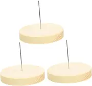 BRIGHTFUFU 3 Pack Felt Doll Stand Base Sturdy Display Rack for Dolls Storage Elegant Diy Showpiece