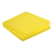 EVA Foam Sheets Yellow 9.8 Inch x 9.8 Inch 5mm Thick Crafts Foam Sheets 6Pcs