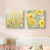 在飛比找Yahoo!奇摩拍賣優惠-北歐裝飾畫 向日葵 太陽花 植物 花卉 ins 藝術畫 手繪