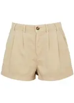 Free People Billie Stretch-denim Shorts - Beige - 6 6