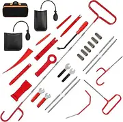 Nexusectar Wheel Pin Puller Kit, Car Lock Kit - Stainless Steel J Hook Car Tool Kit | Professional Car Repair Tools Kit with Case for Work