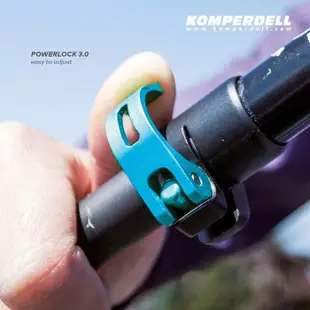 Komperdell 男鈦金快扣長握把登山杖 EXPLORER COMPACT POWERLOCK 1742312-10