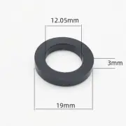 Lightweight Flat/Conical Washers for Bike Thru Axles M12x3/37 5mm M15x0 25mm