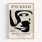 Pablo Picasso Exhibition Retro Vintage Wall Art Poster Print PP160
