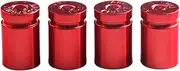 zolyet 4Pcs Tire Valve Stem Cover Caps Aluminum Car Wheel A Pressure Valve Cap Shell Cap for Automotive Cycles ycles Tire Universal Red