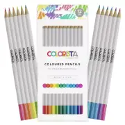 SPECTRUM NOIR - COLORISTA COLOURED PENCILS - BRIGHT & VIVID - BLENDABLE COLOUR