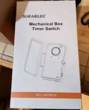 Suraielec UBTM01T Weatherproof Outdoor Indoor Mechanical Box Timer Switch