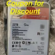Brand New Seagate IronWolf Pro 22 TB ST22000NT001 3.5" SATA Hard drive OEM HDD