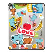 iPad Air 13-inch (M2/M3) iPad Impact Case Dog lover's daily life