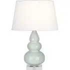 Robert Abbey Small Triple Gourd 1 Light Accent Lamp, Celadon/Lucite Base - A258X