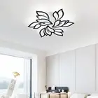 Modern Flush Mount Ceiling Light, 75W Dimmable LED Ceiling Lighting, Flower Shap