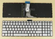 New for HP home 15-ra000 15-ra100 Series Keyboard backlit Silver Russian