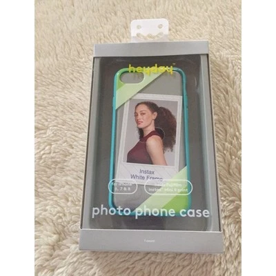 heyday iPhone SE (2nd gen) 8/7/6s/6 Clear Case- Teal
