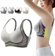 [Generic] Camixs Bras, Super Gather Bra Wireless Push-Up Bra, LushFitting Powerful Push-Up Seamless Bra