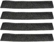 SG Store 4pcs Black Filter Foam Sponge 295x70x5mm Range Hoods Sponge Strip Filter Replacement Coarse Foam Sheet Filter Compatible with Nuair Opus