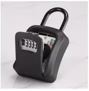 Wall Mounted Key Safe Box 4Digit Safe Outdoor Key Storag Organizer Password