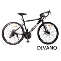 在飛比找PChome24h購物優惠-DIVANO D800Y 鋁合金碟煞彎把21速公路車 -SH