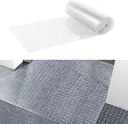 VEVOR Carpet Protector for Pets, 24" x 25' PVC Anti-Slip Cat Scratch Guard Mat, Easy to Cut Plastic Doorway Stopper
