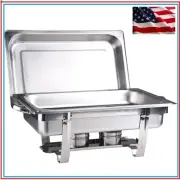 New STACKABLE CHAFING Dish Set. Lowest tOTAL pRICE! CHAFER FOOD WARMER $10 bk