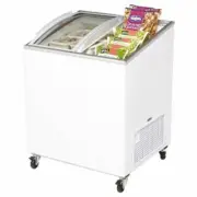 New 2ft Glass Lid Display 176L Curved Top Chest Freezer Bromic CF0200ATCG **