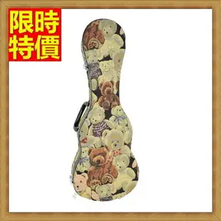 烏克麗麗盒ukulele琴箱硬盒配件-23吋加厚木板可愛小熊手提背包保護箱琴盒69y41【獨家進口】【米蘭精品】