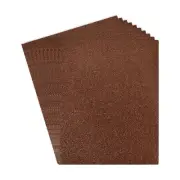 Glitter EVA Foam Sheets, [for Crafts] - 11x8 Inch 2mm Thickness / Brown / 24 Pcs