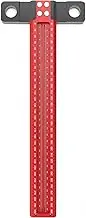 Woodworking Scriber T-Square Ruler - Aluminum Carpenter Edge Ruler, T Square, Straight Edge Inch & Metric Layout Measuring Tools (TS-300MM)