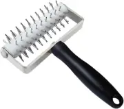 Pizza Dough Docker Roller Stainless Steel, Pizza Pin Puncher Dough Hole Maker wi