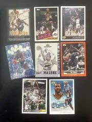 Karl Malone - 8 Card Lot - Vintage Modern NBA Basketball HOF Utah Jazz (2)