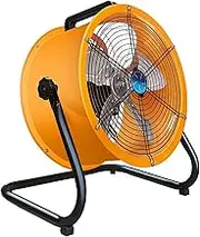 Industrial Fan High-Power Factory Floor Fan Portable Post Fan Powerful Fan ; 4 Wind Speeds, 130° up and down Angle Adjustable,Wind Concentration (Size : 45cm)