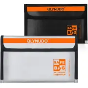 Small Fireproof Money Bag For Cash And Documents (8X5 Inside/external Size) 2