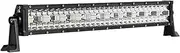 BYBDQKTVEH 22'' LED Light Bar Tri-Row Combo Beam Driving Work Light Bar for Auto Jeep Off Road SUV Truck Boat ATV 4x4 12V 24V Work Light