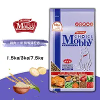 在飛比找蝦皮購物優惠-Mobby 莫比 挑嘴成貓饕客配方1.5kg/3kg/7.5