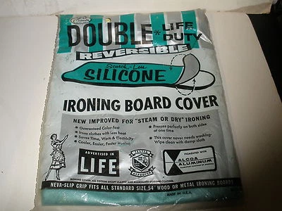 NEW Double life reversible Ironing board Cover scorch-less silicone (SU64)
