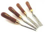 Narex 4 Piece Cranked-Neck Chisel Set