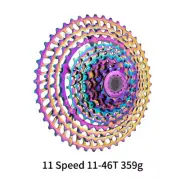 Sturdy 11 Speed 11-46T SLR 2 Bicycle Rainbow Cassette HG system Freewheel 359g
