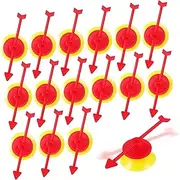 CLISPEED 25 Pcs Rotate The Pointer Game Pointer Arrows Accessories Wheel Arrows Game Arrows Rotating Arrows Turntable DIY Accessory Party Game Props Plastic
