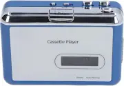 Portable Cassette Player, Bluetooth Stereo Cassette Tape to MP3 Converter, Auto