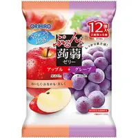 在飛比找PChome24h購物優惠-日本ORIHIRO 蒟蒻果凍-蘋果+葡萄味240g