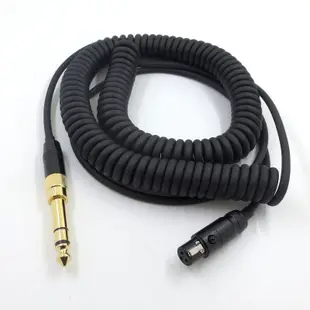彈簧卡儂耳機線適用於AKG 耳機 K240 K141 K271 K702 K712 迷你卡儂升級線 音頻線