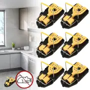 6pcs Rat Mice Mouse Traps Snap Trap Heavy Duty Catcher Rodent Control Reusable