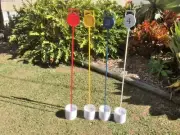 Putting Cup/Flag & Pole (set of 4)