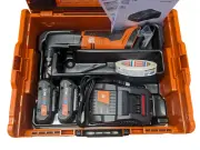Cordless Sheet Metal Nibbler Kit, 16 gauge by Fein, 18V Bosch Batteries
