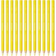 NEW Staedtler 126 12-1 Noris Club Maxi Learner Coloured Pencils Yellow Pack 12