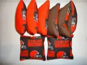 8 Cornhole Bag Set Corn Hole Cleveland Browns BR/OR
