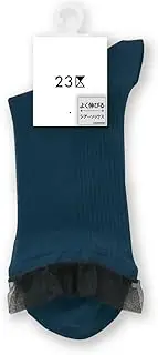 [Atsugi] 2RN1324 Women's Socks, Sheer Stripe Pattern, 7.1 inches (18 cm) Length, Sheer Socks