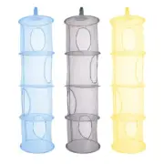 Hanging Mesh Storage Basket Toy for Kids Room Balcony Wardrobe